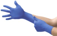 imagen de Microflex High Five N27 Azul Grande Nitrilo Guantes desechables - Grado Industrial - acabado Áspero - 683438-14273