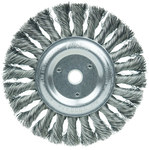 imagen de Weiler 08095 Wheel Brush - 6 in Dia - Knotted - Standard Twist Steel Bristle