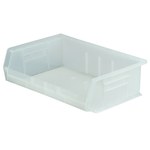 imagen de Akro-mils Akrobin 60 lb Transparente Polímero de grado industrial Colgado/Apilado Contenedor de almacenamiento - longitud 10 7/8 pulg. - Ancho 16 1/2 pulg. - Altura 5 pulg. - Compartimientos 1 - 30255