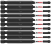 imagen de Bosch T25 Torx Broca de potencia ITT2535B - Acero De Aleación - 3.5 pulg. Longitud - 48375