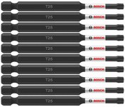 imagen de Bosch Impact Tough T25 Torx Broca de potencia ITT2535B - Acero De Aleación - 3.5 pulg. Longitud - 48375