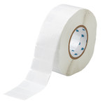 imagen de Brady THT-64-427-3 Rollo de etiquetas troqueladas para impresoras - 1 pulg. x 2.25 pulg. - Vinilo - Transparente/Blanco - B-427