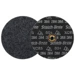 imagen de 3M Scotch-Brite TN Disco de acondicionamiento de superficies de cambio rápido 67161 - 7 pulg. - Cerámica con forma precisa - 80+ - Extragrueso
