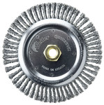imagen de Weiler Roughneck 09000 Wheel Brush - 7 in Dia - Knotted - Stringer Bead Steel Bristle