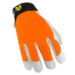imagen de Valeo V258 Orange Large Goatskin Cut-Resistant Gloves - ANSI A3 Cut Resistance - VI9507LG