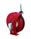imagen de Reelcraft Industries L 70000 Series Cord Reel - 50 ft Cable Included - Spring Drive - 20 Amps - 600V - Flying Lead - 10 AWG - L 7050 104 X