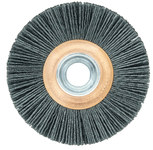 imagen de Weiler Bore-Rx 31110 Wheel Brush - 4 in Dia - Crimped Round Nylon Bristle