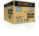 imagen de Microflex CE4-200 Blancuzco Grande Látex Guantes para quirófano desechables - acabado Áspero - Longitud 12 pulg. - 769799-02009