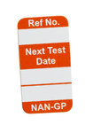 imagen de Brady Nanoetiqueta NAN-GP O Naranja Vinilo Inserto de nanoetiqueta - Ancho 5/8 pulg. - Altura 1 1/4 pulg. - 14284