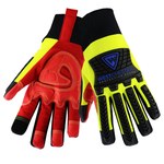 imagen de West Chester R2 Safety Rigger 87811 Amarillo/rojo Pequeño Polar/Cuero Sintético Guantes para condiciones frías - 662909-557278