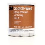 imagen de 3M Scotch-Weld 2216 Gray Two-Part Epoxy Adhesive - Base & Accelerator (B/A) - 1 qt Kit - 20356