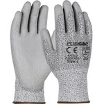imagen de PIP PosiGrip 720DGU Salt & Pepper 3XL HPPE Cut-Resistant Gloves - ANSI A2 Cut Resistance - Polyurethane Palm & Fingers Coating - 720DGU/3XL