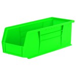imagen de Akro-mils Akrobin 50 lb Verde Polímero de grado industrial Colgado/Apilado Contenedor de almacenamiento - longitud 14 3/4 pulg. - Ancho 5 1/2 pulg. - Altura 5 pulg. - Compartimientos 1 - 30234 GREEN B