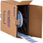 imagen de Brady Permasleeve 3PS-750-2-BL-S-2 Funda de impresora troquelada - 2 pulg. x 1.25 pulg. - Azul - B-342