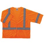 imagen de Ergodyne Glowear 8310HL Chaleco de alta visibilidad 22015 - tamaño Grande/XG - Poliéster - Naranja de alta visibilidad - ANSI clase 3