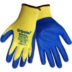 imagen de Global Glove Gripster 350KV Blue/Green Small Cut-Resistant Gloves - ANSI A3 Cut Resistance - Nitrile Palm & Fingers Coating - 350KV/SM