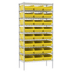 imagen de Akro-mils Gris Acero Estantería de alambre - AWS183630018 YELLOW