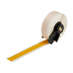imagen de Brady M610 M6C-500-581-YL Rollo de etiquetas para impresora - 1/2 pulg. x 50 pies - Vinilo - Amarillo - B-581