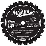 imagen de Amana Mamba Serie Contratista Con la punta de carburo Hojas de sierra circular - diámetro de 8-8 1/4 in, 5/8 pulg. - MA8024