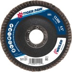 imagen de Weiler Tiger Paw Type 29 Flap Disc 51121 - Zirconium - 4-1/2 in - 80 - Medium