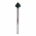 imagen de Bosch Broca para vidrio y azulejos - Punta Precisión 3/4 pulg. - Longitud Total 4 pulg. - Con la punta de carburo - Vástago 3-Planos - GT800