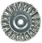 imagen de Weiler 08274 Cepillo de rueda - Anudado - Torsión estándar Acero inoxidable cerda