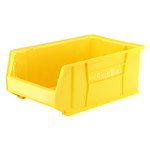 imagen de Akro-mils Akrobin 200 lb Amarillo Polímero de grado industrial Apilado Contenedor de almacenamiento - longitud 20 pulg. - Ancho 12 3/8 pulg. - Altura 8 pulg. - Compartimientos 1 - 30281 YELLOW