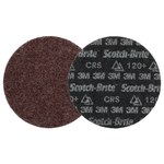 imagen de 3M Scotch-Brite Disco de acondicionamiento de superficies de cambio rápido 67207 - Cerámica con forma de precisión - 4 pulg. - Grueso - 120+