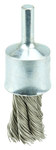 imagen de Weiler Stainless Steel Cup Brush - Unthreaded Stem Attachment - 1/2 in Diameter - 0.014 in Bristle Diameter - 10218