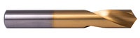 imagen de Precision Twist Drill Short 1 in SPSG-120 Spotting Drill 6000108 - Right Hand Cut - TiN Finish - 6 in Overall Length - 2 1/4 in Flute - High-Speed Steel