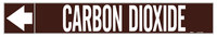 imagen de Brady Pipe Markers-To-Go 108700 Marcador de tubería autoadhesivo - Vinilo - Blanco sobre marrón - B-946