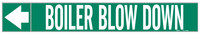 imagen de Brady Pipe Markers-To-Go 108585 Marcador de tubería autoadhesivo - Vinilo - Blanco sobre verde - B-946