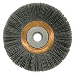 imagen de Weiler Nylox 31285 Wheel Brush - 4 in Dia - Crimped Round Nylon Bristle