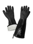 imagen de Global Glove FrogWear Negro Universal Guantes para manipulación de productos químicos - acabado Áspero - Longitud 18 pulg. - 810033-29113