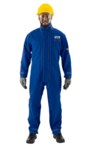 imagen de Ansell AlphaTec Chemical-Resistant Coveralls 66-677 66677S - Size Small - Blue - 66441