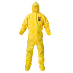 imagen de Kimberly-Clark Kleenguard Chemical-Resistant Coveralls A70 00683 - Size Large - Yellow