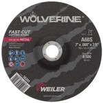imagen de Weiler Wolverine Cutoff Wheel 56391 - Type 27 - Depressed Center Wheel - 7 in - Aluminum Oxide - 60 - S
