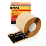 imagen de 3M Scotch 31-2X10FT Black Insulating Tape - 2 in x 10 ft - 2 in Wide - 60 mil Thick - 57150