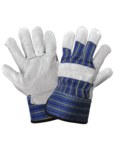 imagen de Global Glove Blue/Yellow/Black XL Split Cowhide Leather Work & General Purpose Gloves - 2120