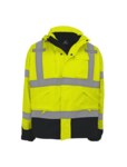 imagen de Global Glove Parka de invierno de alta visibilidad GLO-P3-MD - tamaño Mediano - Poliéster Oxford 300D - Amarillo/verde de alta visibilidad - ANSI clase 3, tipo R - 29243