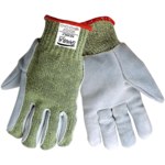 imagen de Global Glove Aralene KE300LF Gris Pequeño Aralene/cuero Guantes resistentes a cortes - ke300lf sm