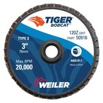 imagen de Weiler Bobcat Type 27 Flap Disc 50916 - Zirconium - 3 in - 120 - Fine