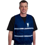 imagen de PIP High-Visibility Vest 300-2504/M-XL - Size Medium to XL - Blue - 90448