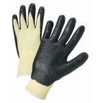 imagen de West Chester 713KSNF Black/Yellow X-Small Cut-Resistant Gloves - ANSI A2 Cut Resistance - Nitrile Palm & Fingertips Coating - 8 in Length - 713KSNF/XS
