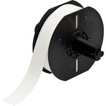 imagen de Brady B33C-375-498 Rollo de etiquetas para impresora - 0.375 pulg. x 85 pies - Vinilo - Blanco - B-498