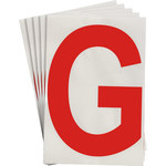 imagen de Brady Toughstripe 121729 Etiqueta en forma de letra - G - Rojo - 6 pulg. x 8 pulg. - B-514