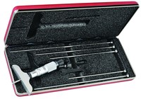imagen de Starrett Medidor de profundidad micrométrico - longitud de 2-1/2 pulg. - diámetro de 1/8 pulg. - 440Z-6L