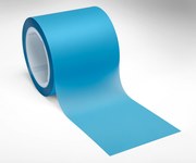 imagen de 3M Óxido de aluminio Azul Rollo de película para solapado, Óxido de aluminio, 9 µ Micron, 3 pulg. ancho x 600 pies longitud - 49764