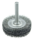 imagen de Weiler Bore-Rx 17218 Wheel Brush - 3 in Dia - Crimped Steel Bristle