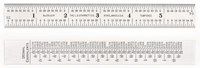 imagen de Starrett Acero templado para muelles Regla de acero - longitud de 6 pulg. - ancho de 3/4 pulg. - espesor de 3/64 pulg. - C622R-6